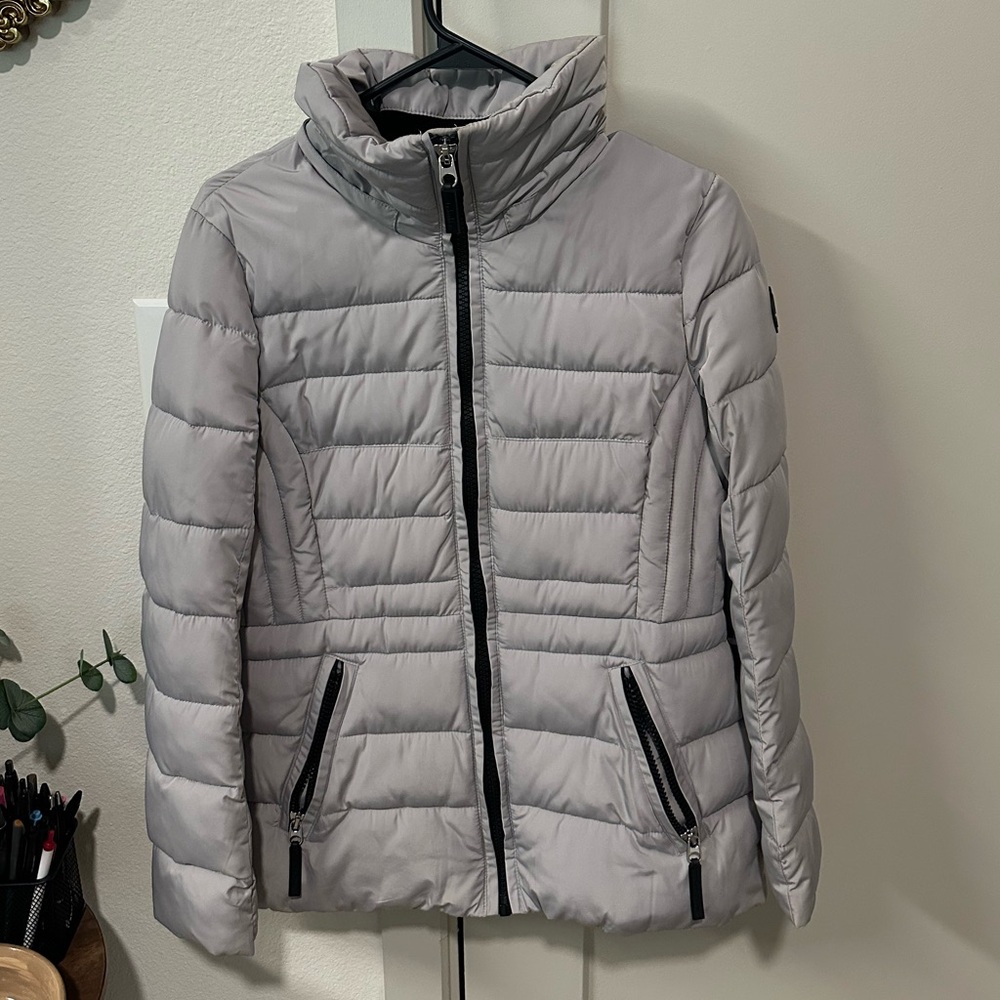 Calvin Klein Light Gray Puffer Jacket
